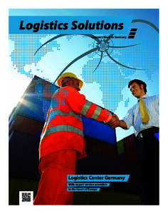 01_Titel_EN_215x280:03 Seite 1  Logistics Solutions Logistics Made in Germany  Logistics Center Germany