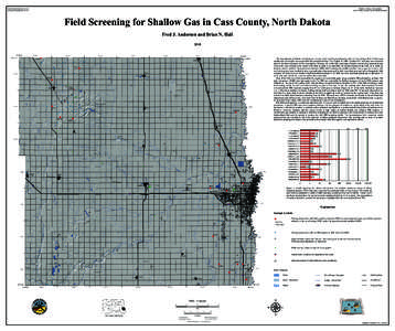 North Dakota Ge ologica l Surve y Ge ologic Investigations No. 110 Field Screening for Shallow Gas in Cass County, North Dakota  Edward C . M ur phy, State Geologist