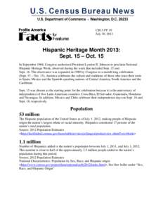 Current Population Survey / Hispanophone / Demographics of New York City / New York metropolitan area / New York City / Human migration / Demographics of Staten Island / Demographics of Manhattan / Spanish diaspora / Demographics of the United States / Hispanic