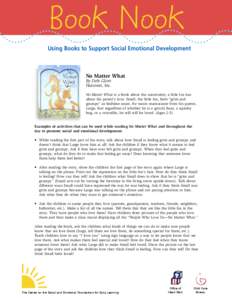 Book Nook Using Books to Support Social Emotional Development No Matter What By Debi Gliori Harcourt, Inc.