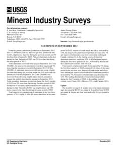 Reducing agents / Aluminium / The Aluminum Association / Scrap / Silicon / Swarf / Chemistry / Matter / Chemical elements