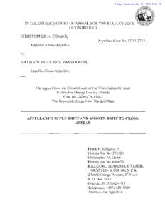 E-Copy Received Jan 18, 2013 5:03 PM  IN THE DISTRICT COURT OF APPEAL FOR THE STATE STATE OF FLORIDA FIFTH DISTRICT CHRISTOPHER M. COMINS,