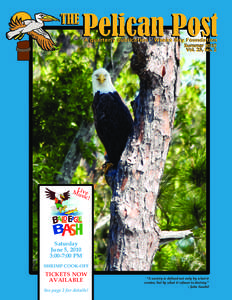 THE  Pelican Post A quarterly publication - Weeks Bay Foundation Summer 2010 Vol. 25, No. 2