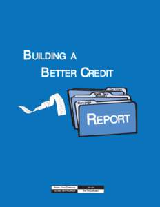 Building a Better Credit Report