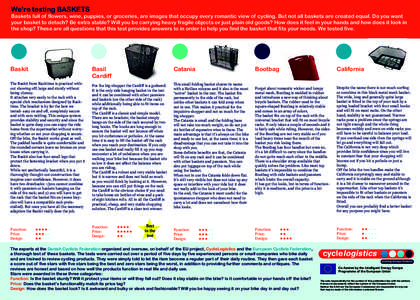 CYCL-consumer report baskets