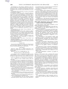 § 552  TITLE 5—GOVERNMENT ORGANIZATION AND EMPLOYEES In paragraph (1), the sentence ‘‘Nothing in this Act shall be construed to repeal delegations of authority as