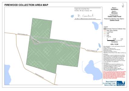 ´  FIREWOOD COLLECTION AREA MAP Region : Grampians