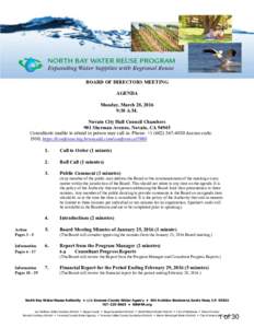 Sonoma County Water Agency / Water in California / Reclaimed water / WateReuse / Sonoma County /  California / Marin County /  California / Sonoma /  California / Novato /  California / North Bay / San Pablo Bay