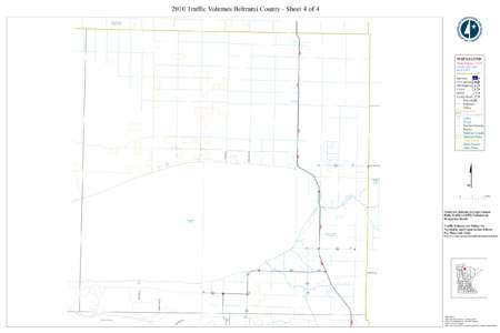 2010 Traffic Volumes Beltrami County - Sheet 4 of[removed]Beltrami Island State Forest