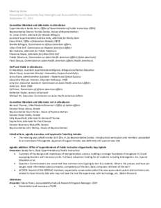 Politics / Education reform / 107th United States Congress / Education policy / No Child Left Behind Act / Accountability / Washington State Office of Superintendent of Public Instruction / Standards-based education reform / Ethics / Education / Education in Washington