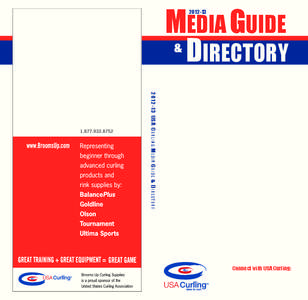 MediA gUide & direCtory[removed] USA CUrling MediA gUide & direCtory