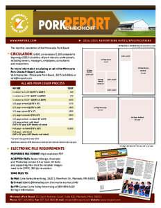 CHECKOFF ww w .mnpor k.comad vertising R ates / specifications 2/3 Page Vertical - With Bleed 8.5