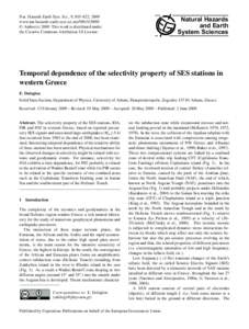 Earthquake prediction / Prediction / Panayotis Varotsos / Vassilis Papazachos / Earthquake / Physics / Richter magnitude scale / VAN method / Seismology / Mechanics / Earthquakes