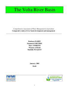 The Volta River Basin  Comprehensive Assessment of Water Management in Agriculture