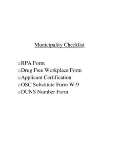Microsoft Word - Municipality Checklist