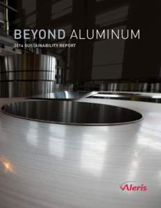 i  BEYOND ALUMINUM 2014 SUSTAINABILITY REPORT  BEYOND ALUMINUM