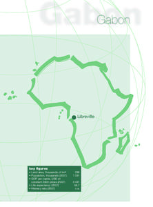 Gabon  Libreville key figures • Land area, thousands of km²