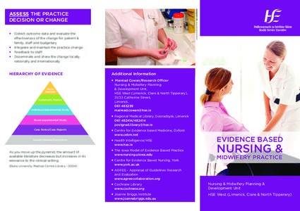 Nursing research / Medical research / Meta-analysis / Systematic review / Medical informatics / Evidence-based practice / Evidence-based nursing / Evidence-based medicine / Critical appraisal / Health / Medicine / Empiricism