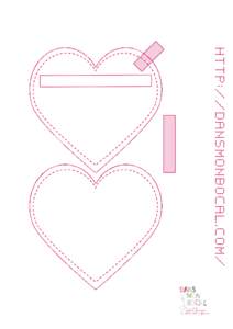 free printable pattern heart purse.psd