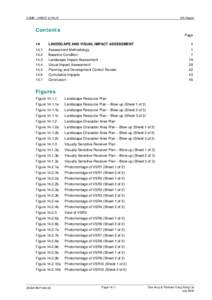 HZMB – HKBCF & HKLR  EIA Report Contents Page