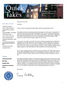 Quick Takes Volume 26, JanuaryWidener University