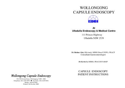 Enteroscopy / Endoscopy / Capsule endoscopy / Surgery