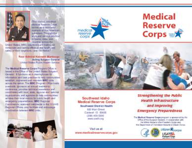 MRC / Government / Emergency management / United States Department of Health and Human Services / Peace Corps / Public administration / CaliforniaVolunteers / Medical Research Council / United States Public Health Service / Medical Reserve Corps / Citizen Corps