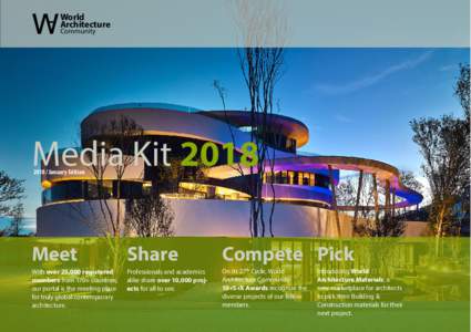 World Architecture Community Media KitJanuary Edition