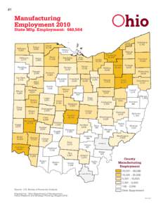 61  Manufacturing Employment[removed]State Mfg. Employment: 648,564