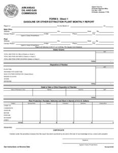 Submit Form To: El Dorado Regional Office P.O. Box[removed]El Dorado, Arkansas[removed]ARKANSAS