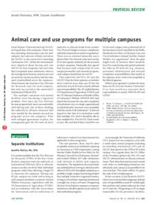 Response to Protocol Review Scenario: Separate institutions