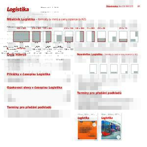 Platný od Objednávky: fax 224 800 Odborný měsíčník pro logistický management.