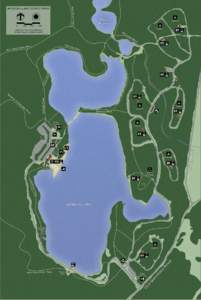 Moreau Lake State Park Map