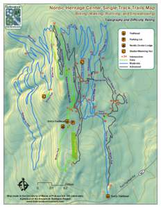 Nordic Heritage Center Single Track Trails Map  GoAroostook (Biking, Walking, Running, and Snowshoeing)