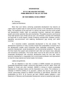 Development / Organizations associated with the Association of Southeast Asian Nations / Sustainable architecture / Sustainable building / Association of Southeast Asian Nations / Asia–Europe Meeting / Sustainable development / Economic development / Environment / Environmental social science / Sustainability