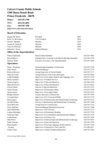 Geography of the United States / Dares Beach /  Maryland / Chaneyville /  Maryland / Maryland / Calvert County Public Schools / Calvert County /  Maryland