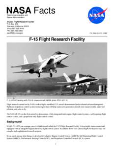 Stealth aircraft / McDonnell Douglas F-15 Eagle / Aircraft flight control system / Stall / Flight test / Lockheed Martin F-22 Raptor / Space Shuttle / McDonnell Douglas F-15 STOL/MTD / Fly-by-wire / Aviation / Aerospace engineering / Aircraft