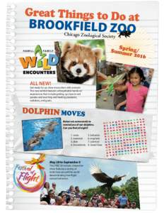Great Things to Do at  BROOKFIELD ZOO Chicago Zoological Society  Sp