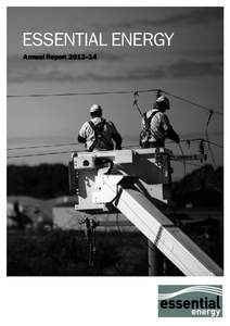 Essential Energy Annual Report 2013–14 2  Submission letter