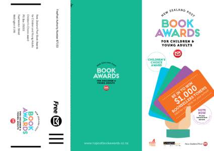 Huia / Huia /  New Zealand / Lovelock / New Zealand Post Book Awards