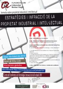 POSTER JORNADA CTTI_logoFURV-URV