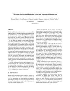 Internet architecture / Computing / Network architecture / Routing / Information and communications technology / Computer networking / Internet protocols / Traceroute / Hop / Network topology / Forwarding plane / Computer network