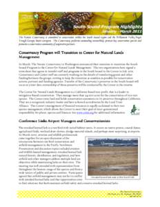 Conservation / The Nature Conservancy / Conservation biology / Amphibian / Shore Lark / Joint Base Lewis-McChord / Frog / United States Air Force / Washington / United States