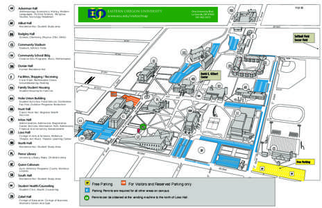 EASTERN OREGON UNIVERSITY www.eou.edu/visitor/map Anthropology, Economics, History, Modern Languages, Political Science, Religious Studies, Sociology, Headstart