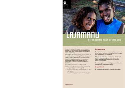 Fifth Martin Ministry / Eighth Martin Ministry / Northern Territory / Australian Aboriginal culture / Government of Australia