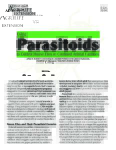 EUsing  Parasitoids
