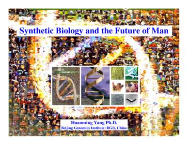 Molecular genetics / Emerging technologies / Science / Biocybernetics / Synthetic biology / Systems biology / Craig Venter / Organism / American atheists / Biology / Biotechnology