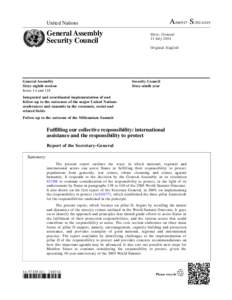 A[removed]–S[removed]United Nations General Assembly Security Council