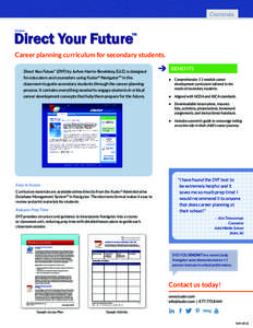 Curricula  Direct Your Future Fifth Edition  ™
