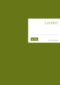 London  Initial proposals Contents �